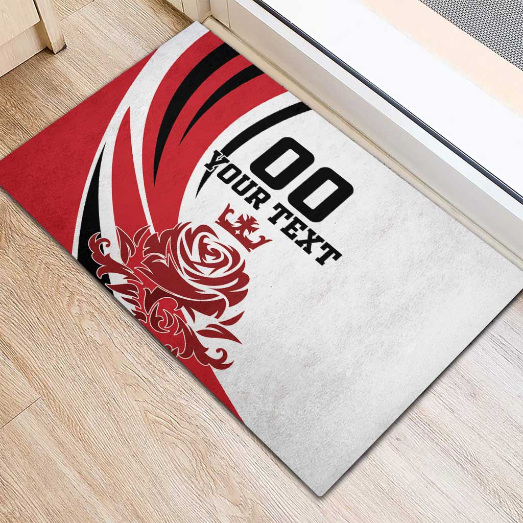 Custom England Football Rubber Doormat Simple Style - Wonder Print Shop