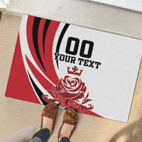 Custom England Football Rubber Doormat Simple Style - Wonder Print Shop