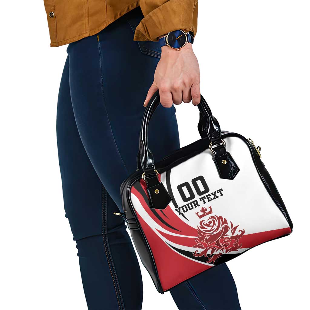 Custom England Football Shoulder Handbag Simple Style
