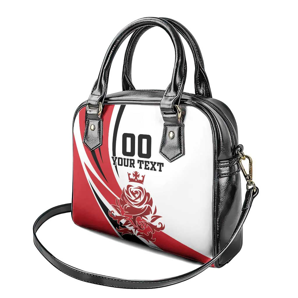 Custom England Football Shoulder Handbag Simple Style