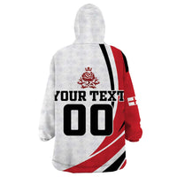 Custom England Football Wearable Blanket Hoodie Simple Style - Wonder Print Shop