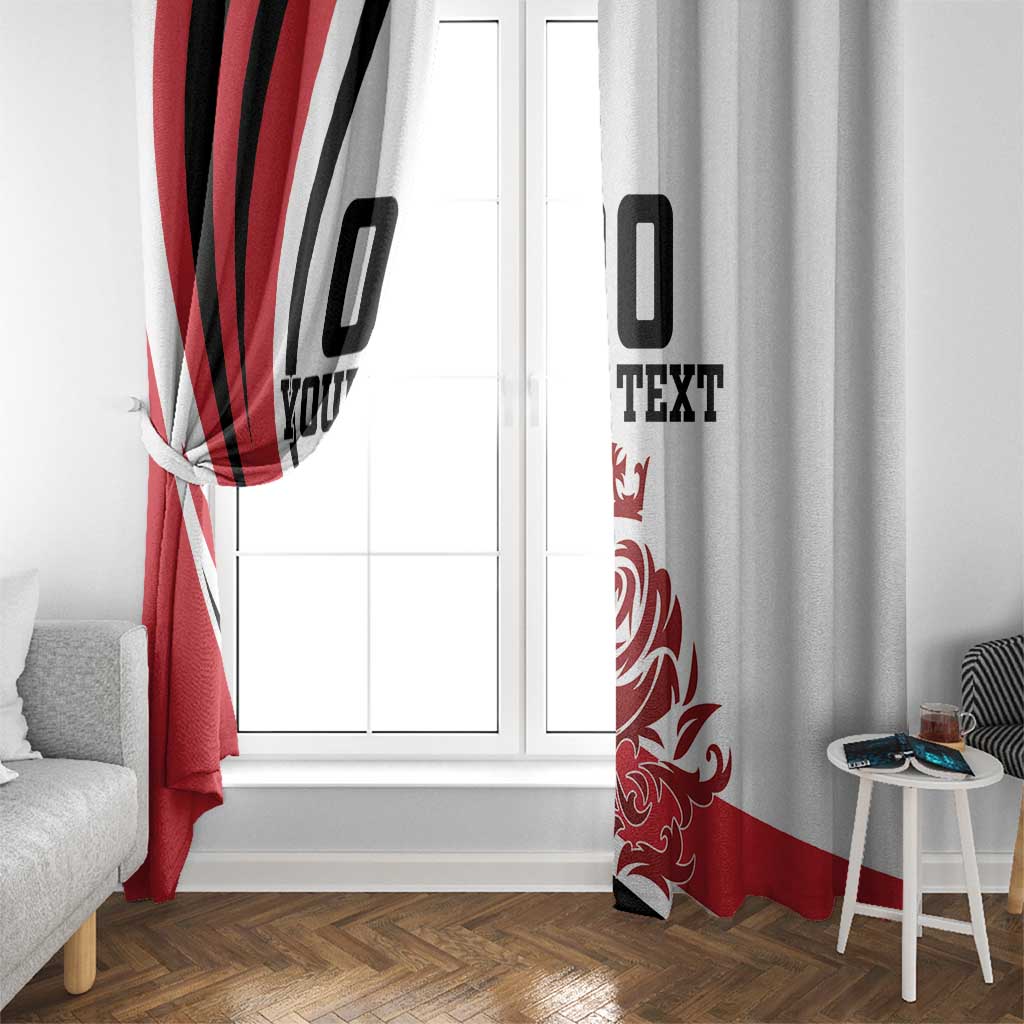 Custom England Football Window Curtain Simple Style - Wonder Print Shop