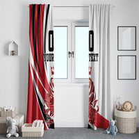 Custom England Football Window Curtain Simple Style - Wonder Print Shop