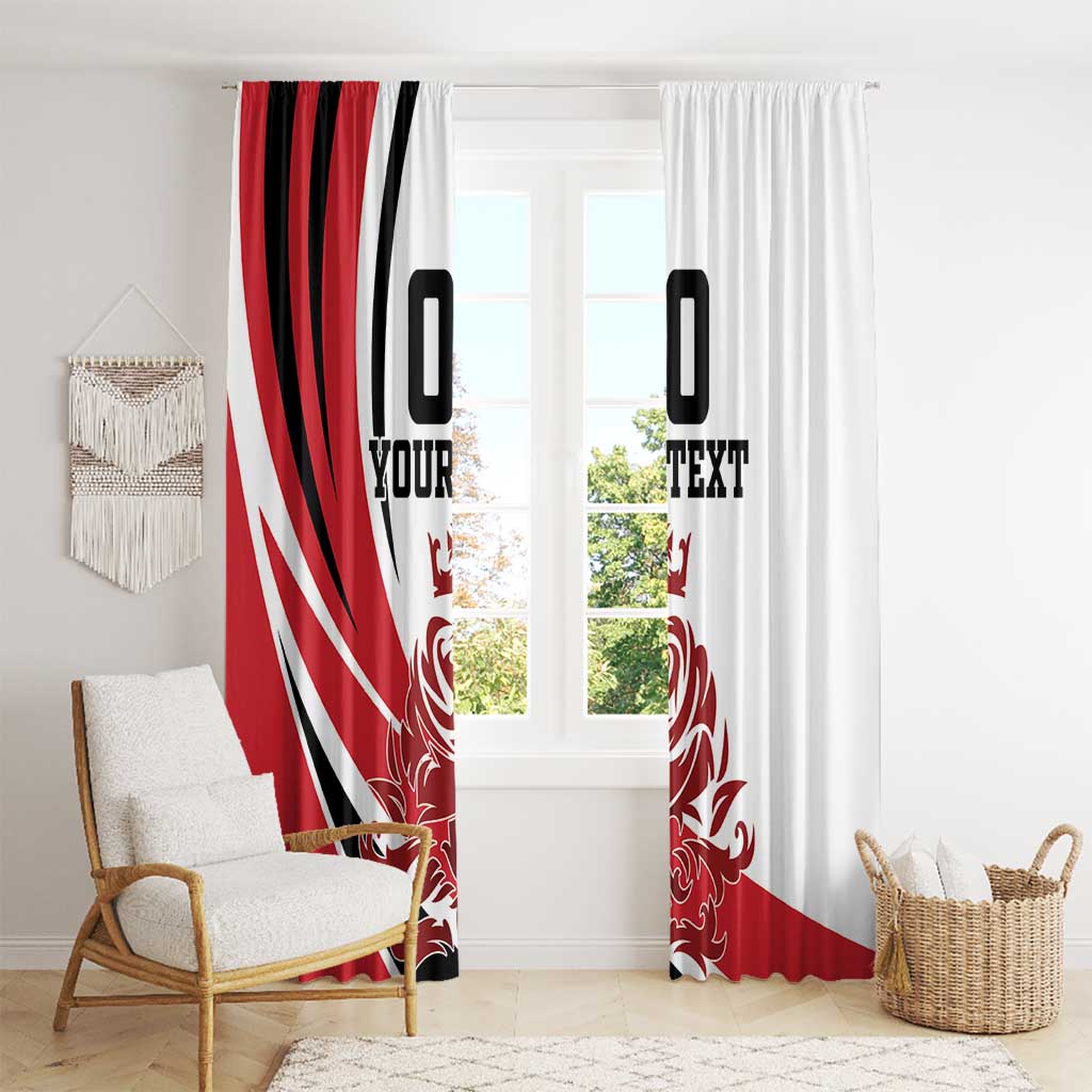 Custom England Football Window Curtain Simple Style - Wonder Print Shop