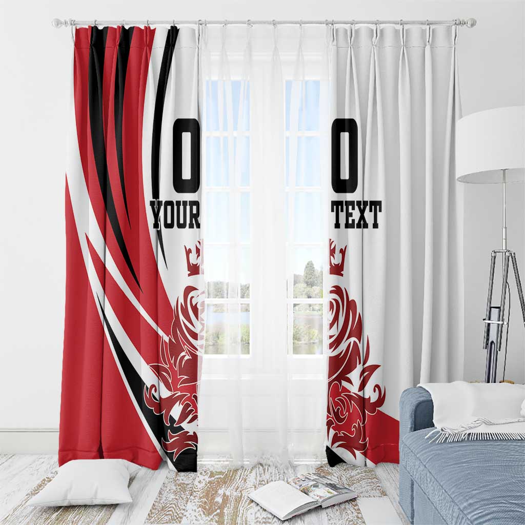 Custom England Football Window Curtain Simple Style - Wonder Print Shop