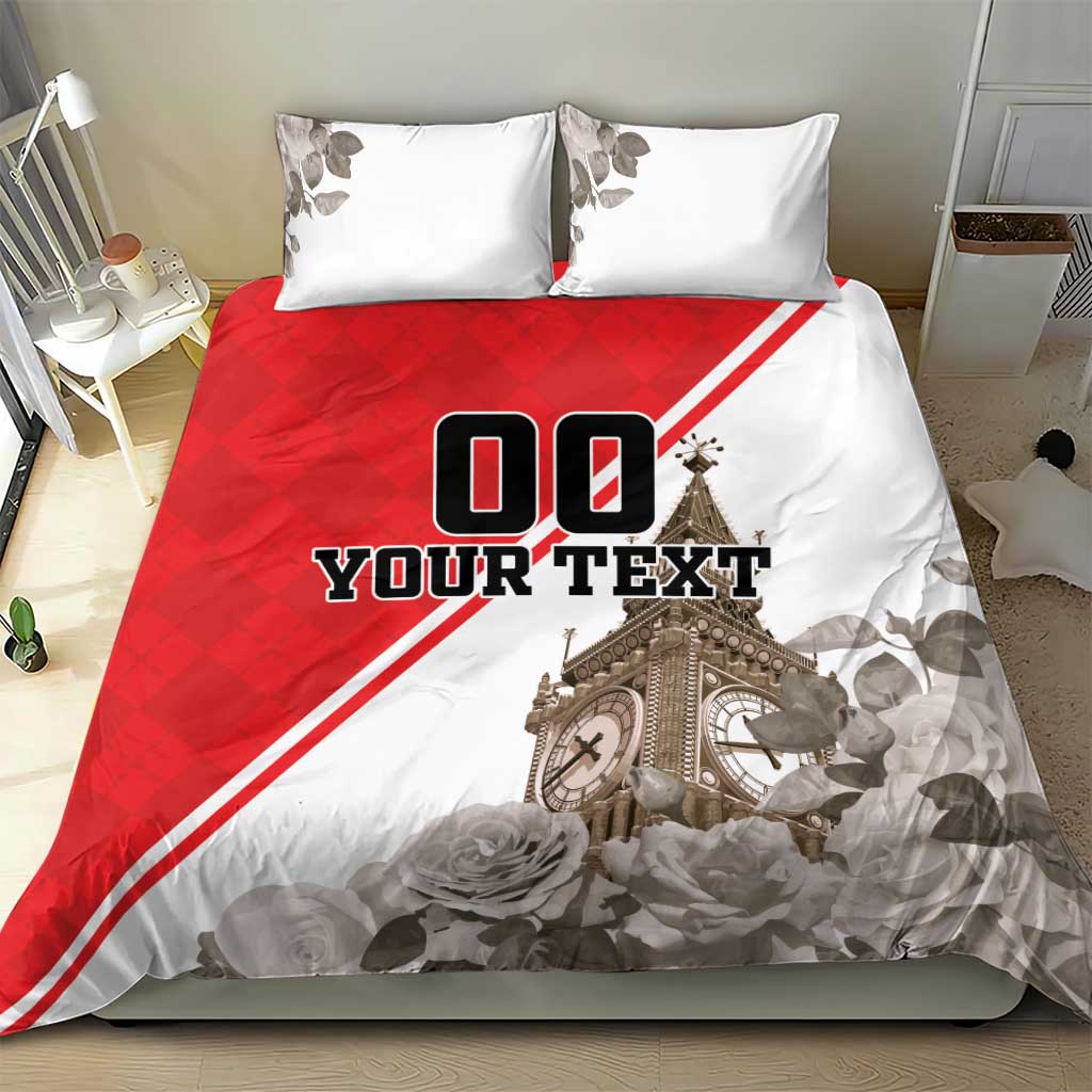 Custom England Rose Bedding Set With Big Ben - Wonder Print Shop