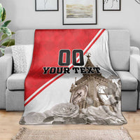 Custom England Rose Blanket With Big Ben