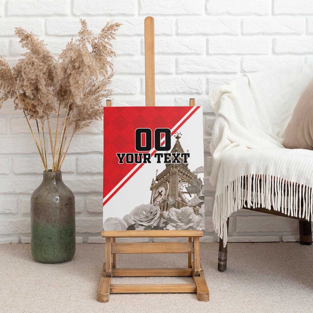 Custom England Rose Canvas Wall Art With Big Ben - Wonder Print Shop