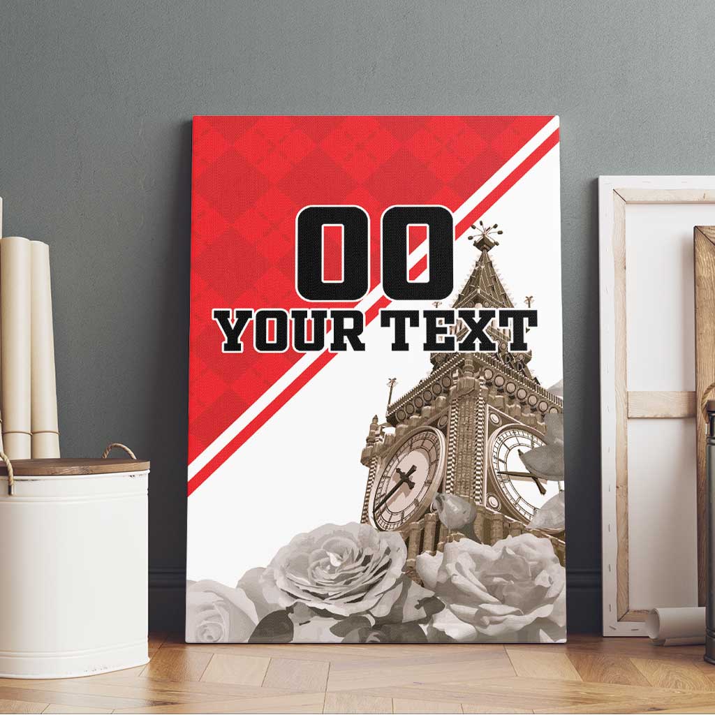Custom England Rose Canvas Wall Art With Big Ben - Wonder Print Shop