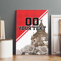 Custom England Rose Canvas Wall Art With Big Ben - Wonder Print Shop