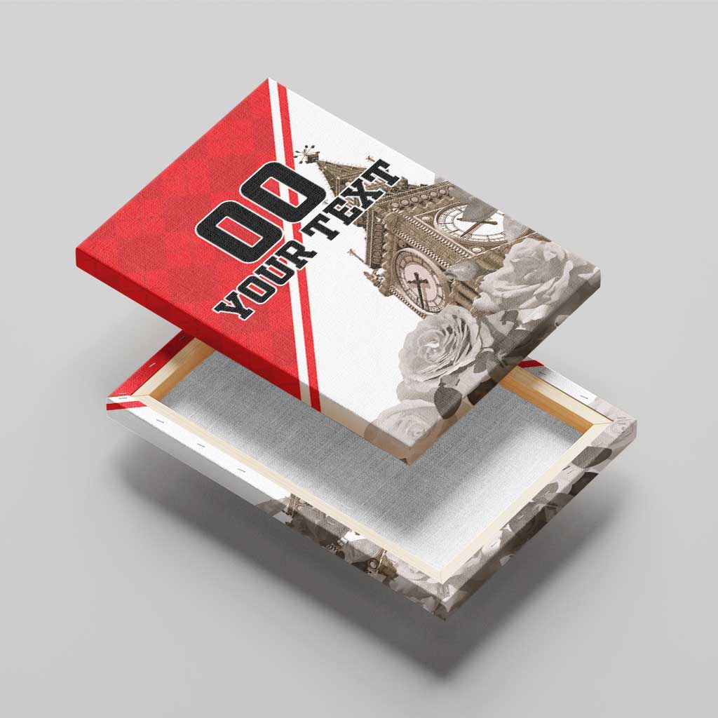 Custom England Rose Canvas Wall Art With Big Ben - Wonder Print Shop