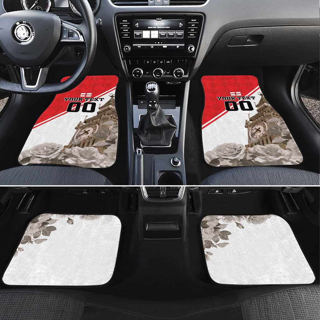 Custom England Rose Car Mats With Big Ben - Wonder Print Shop