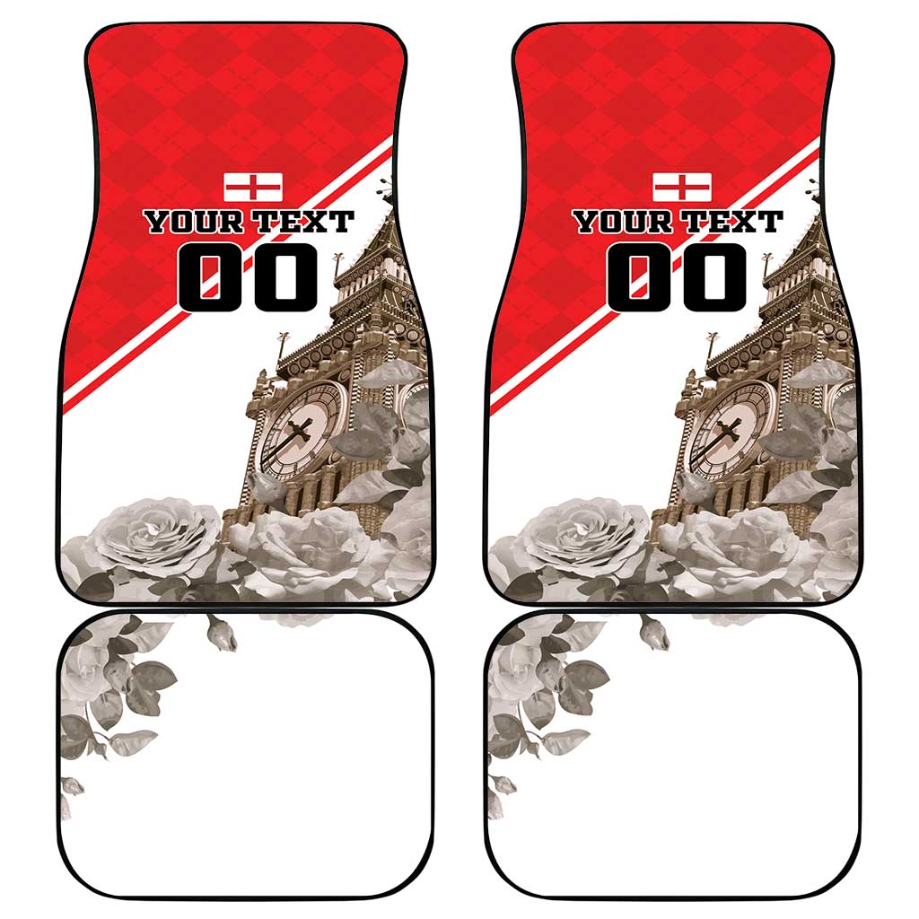 Custom England Rose Car Mats With Big Ben - Wonder Print Shop