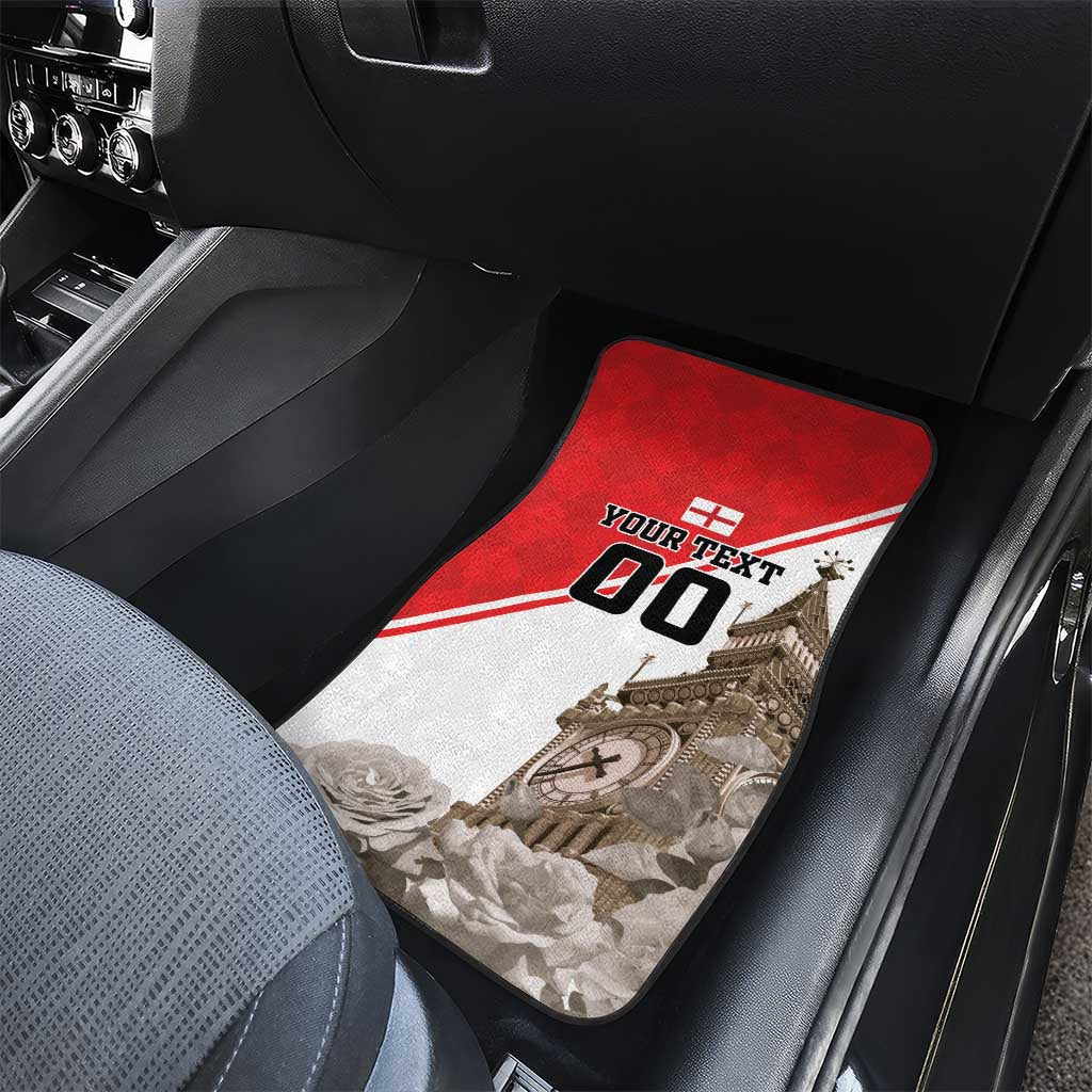 Custom England Rose Car Mats With Big Ben - Wonder Print Shop