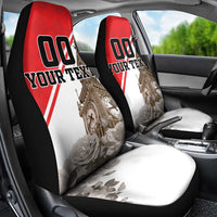 Custom England Rose Car Seat Cover With Big Ben - Wonder Print Shop