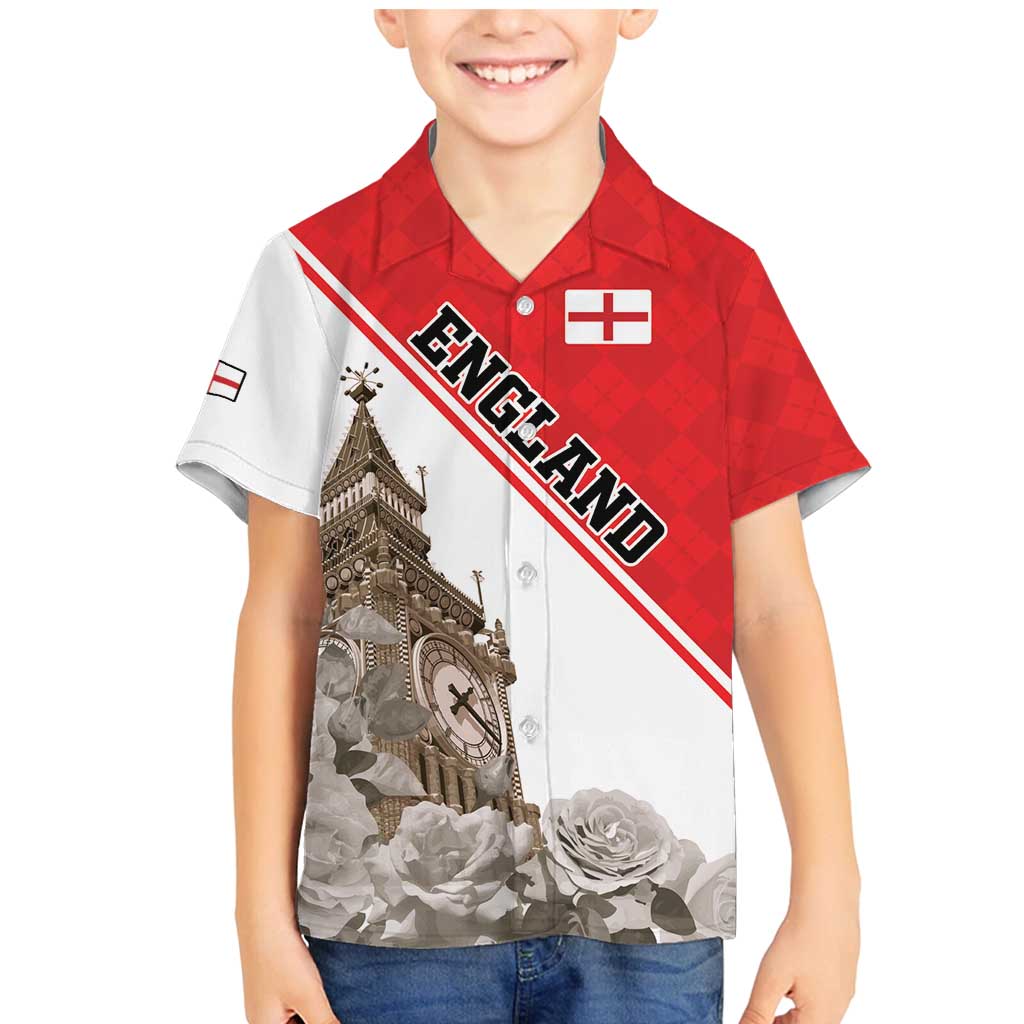 Custom England Rose Family Matching Mermaid Dress and Hawaiian Shirt With Big Ben - Wonder Print Shop