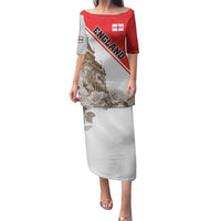 Custom England Rose Family Matching Puletasi and Hawaiian Shirt With Big Ben - Wonder Print Shop