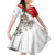 Custom England Rose Family Matching Short Sleeve Bodycon Dress and Hawaiian Shirt With Big Ben - Wonder Print Shop