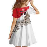 Custom England Rose Family Matching Short Sleeve Bodycon Dress and Hawaiian Shirt With Big Ben - Wonder Print Shop