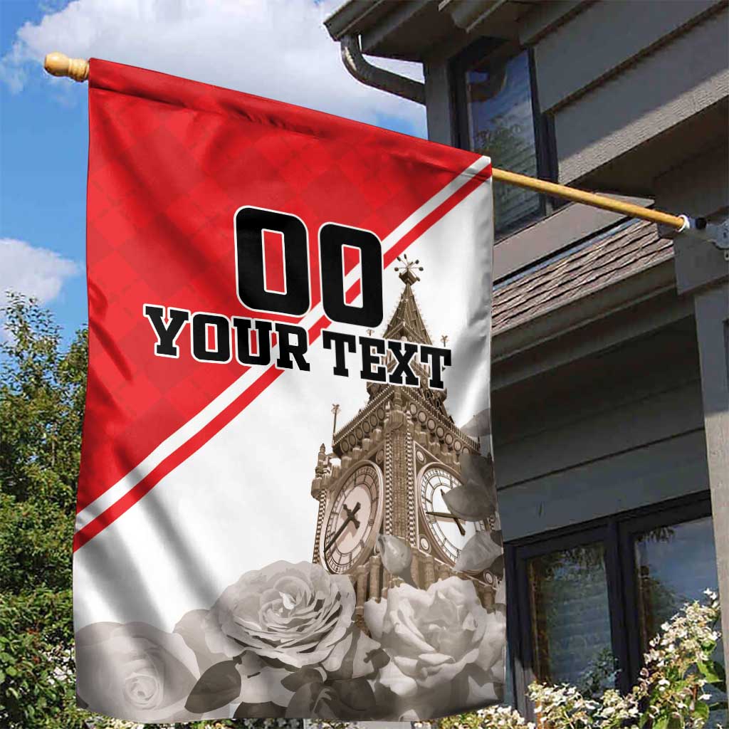 Custom England Rose Garden Flag With Big Ben - Wonder Print Shop