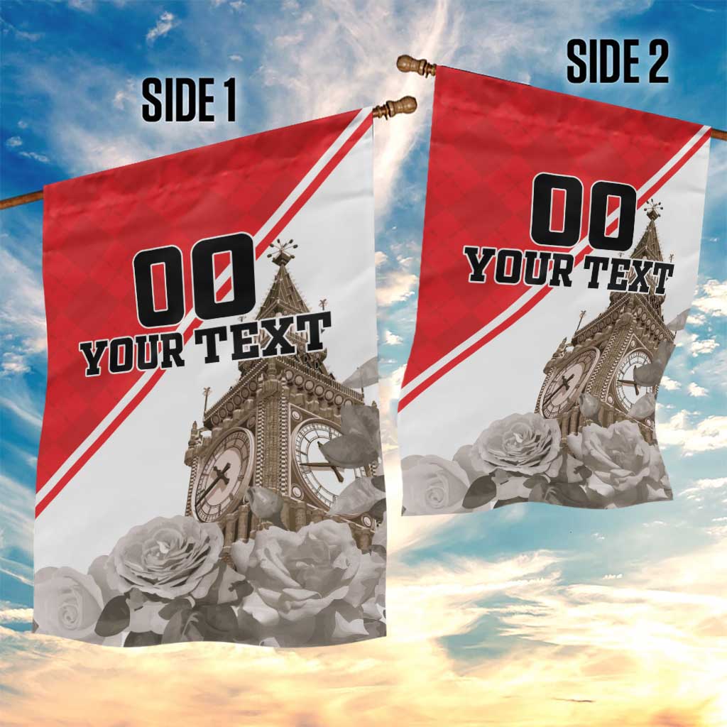 Custom England Rose Garden Flag With Big Ben - Wonder Print Shop