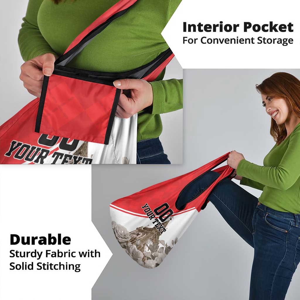 Custom England Rose Grocery Bag With Big Ben