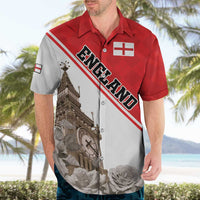 Custom England Rose Hawaiian Shirt With Big Ben - Wonder Print Shop