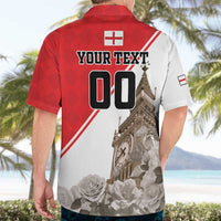 Custom England Rose Hawaiian Shirt With Big Ben - Wonder Print Shop