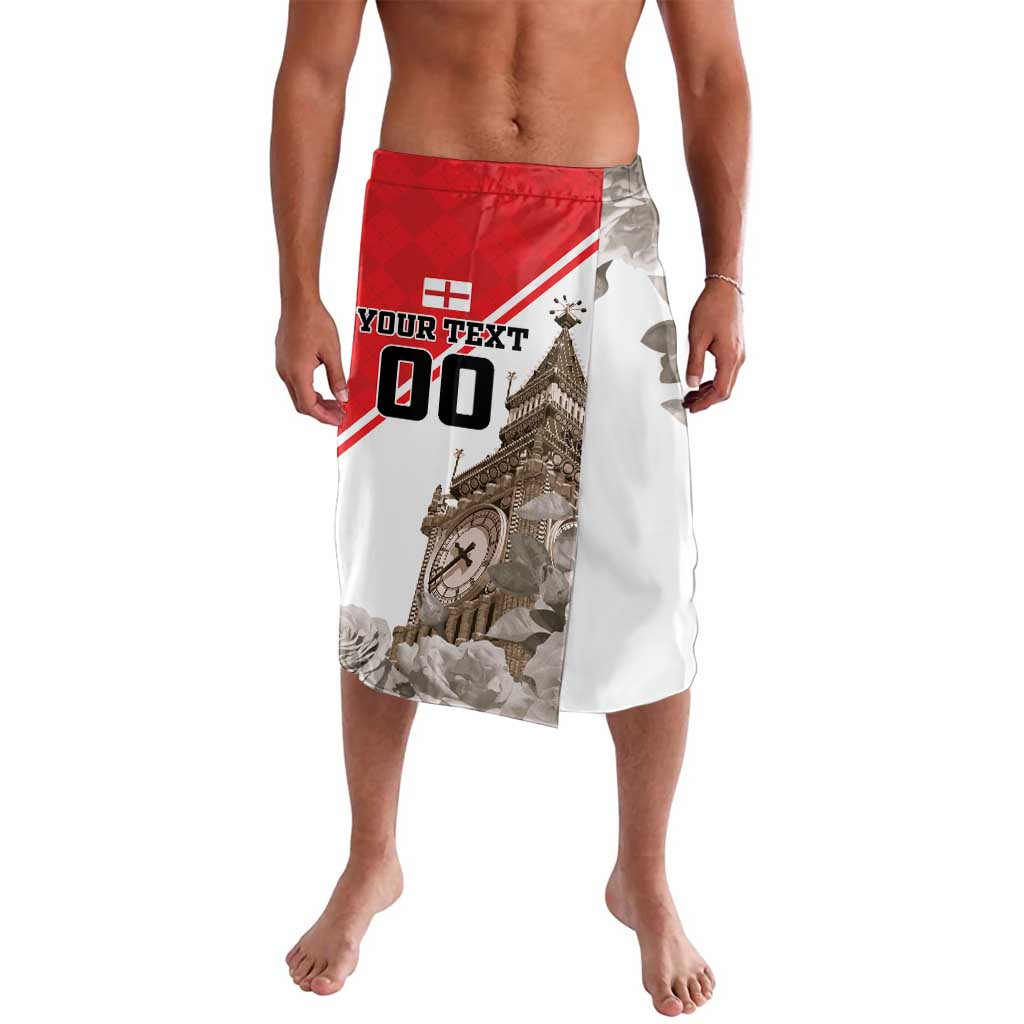 Custom England Rose Lavalava With Big Ben - Wonder Print Shop