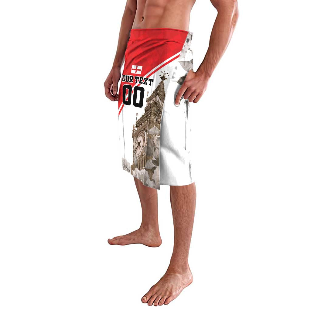 Custom England Rose Lavalava With Big Ben - Wonder Print Shop