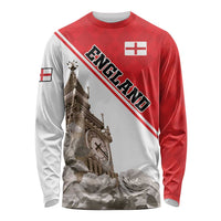 Custom England Rose Long Sleeve Shirt With Big Ben - Wonder Print Shop