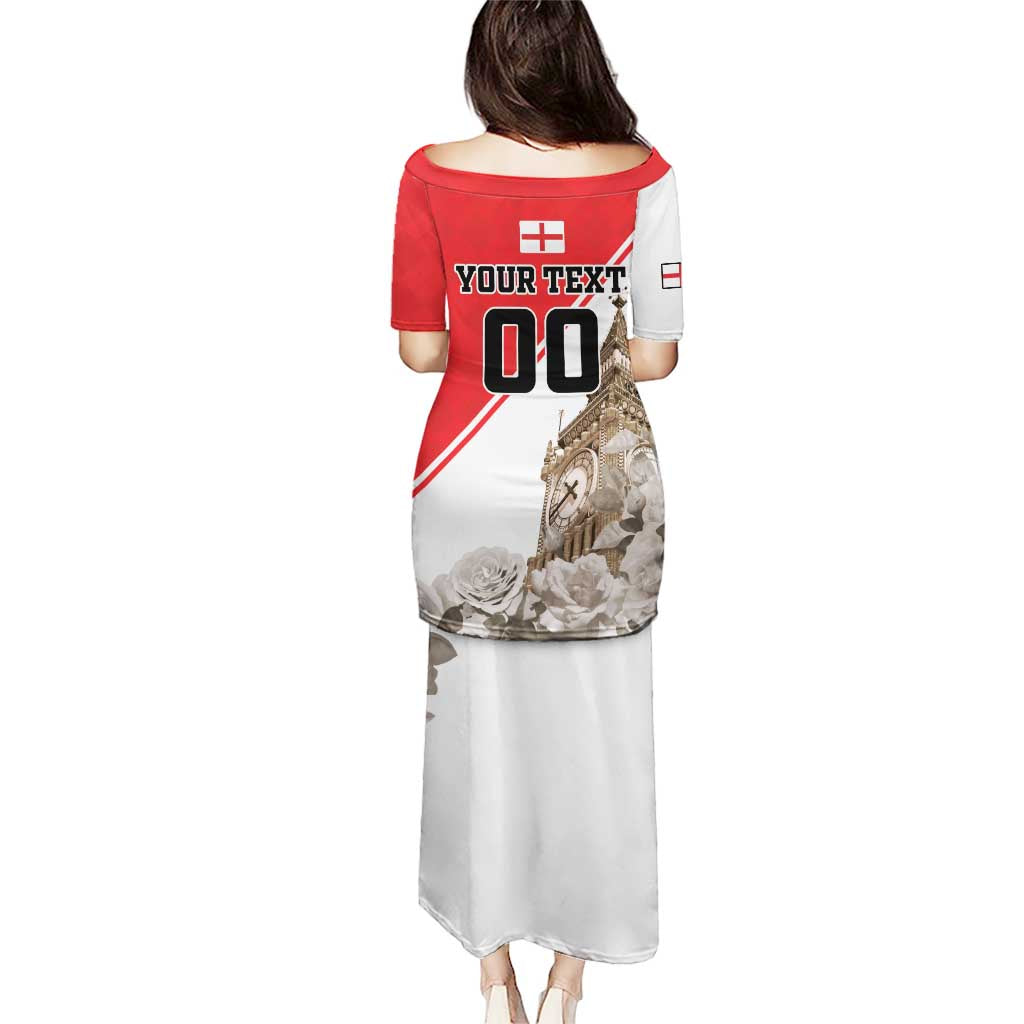 Custom England Rose Puletasi With Big Ben - Wonder Print Shop