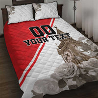 Custom England Rose Quilt Bed Set With Big Ben - Wonder Print Shop