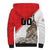 Custom England Rose Sherpa Hoodie With Big Ben - Wonder Print Shop