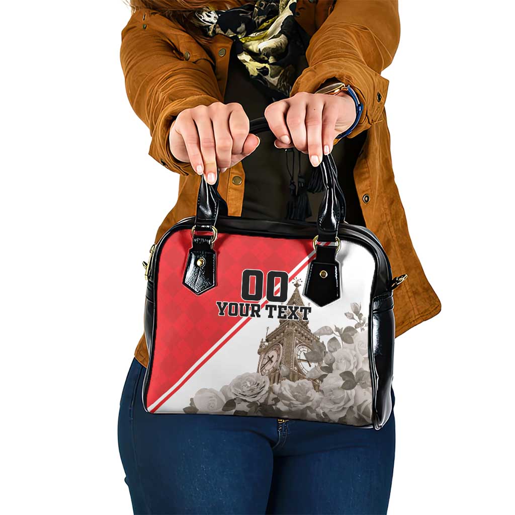 Custom England Rose Shoulder Handbag With Big Ben