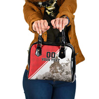 Custom England Rose Shoulder Handbag With Big Ben