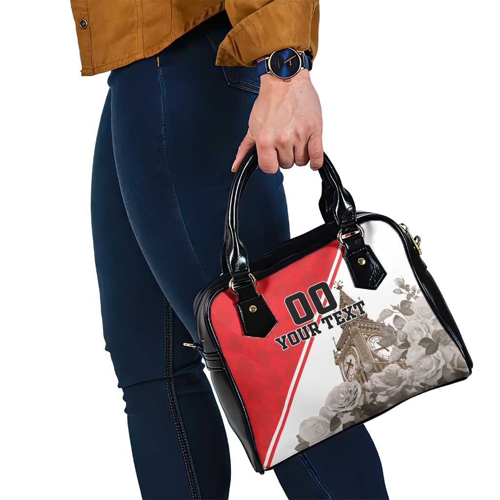 Custom England Rose Shoulder Handbag With Big Ben