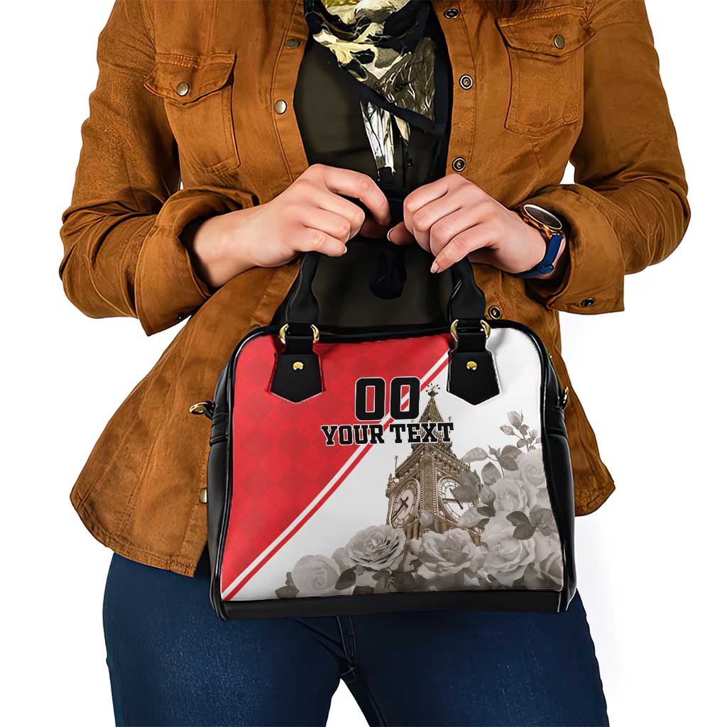 Custom England Rose Shoulder Handbag With Big Ben