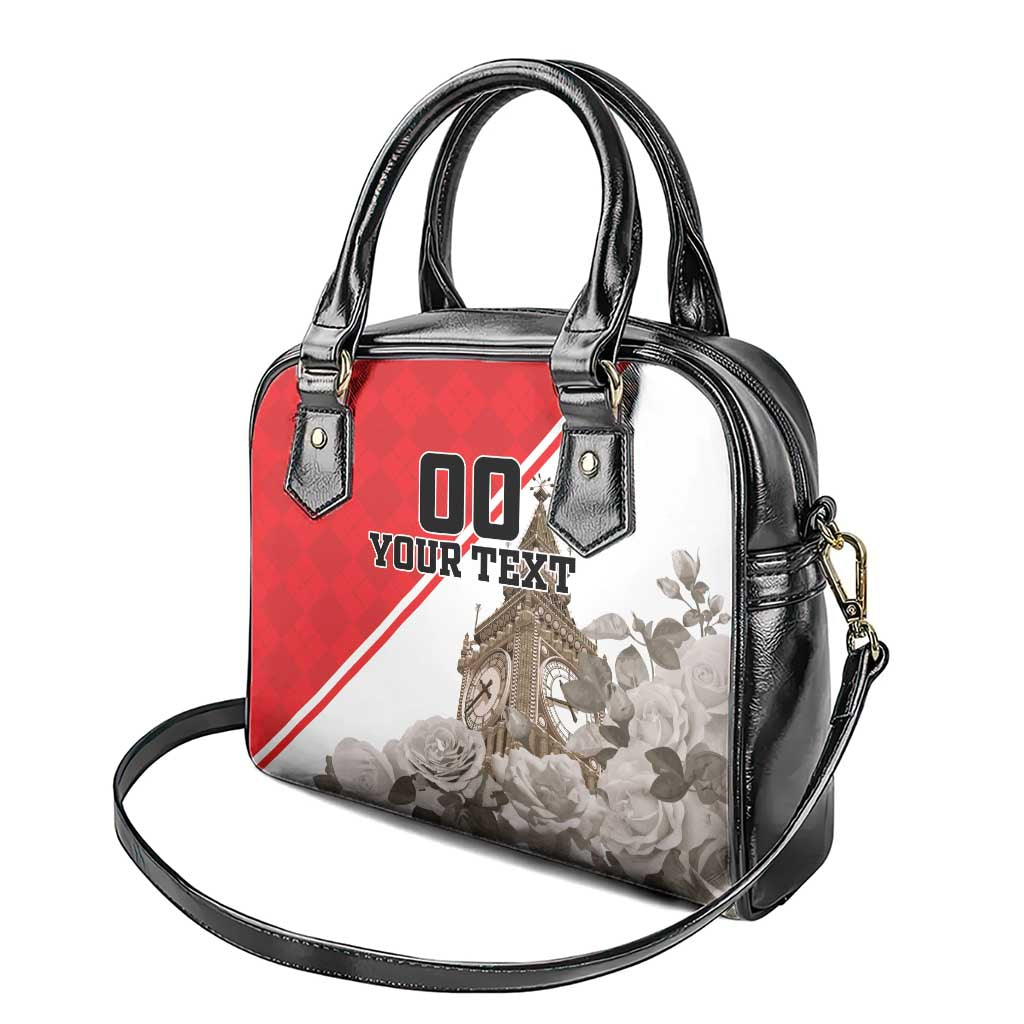 Custom England Rose Shoulder Handbag With Big Ben
