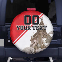 Custom England Rose Spare Tire Cover With Big Ben - Wonder Print Shop