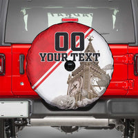 Custom England Rose Spare Tire Cover With Big Ben - Wonder Print Shop