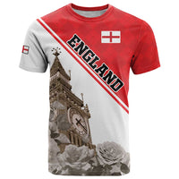 Custom England Rose T Shirt With Big Ben - Wonder Print Shop