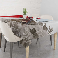 Custom England Rose Tablecloth With Big Ben - Wonder Print Shop