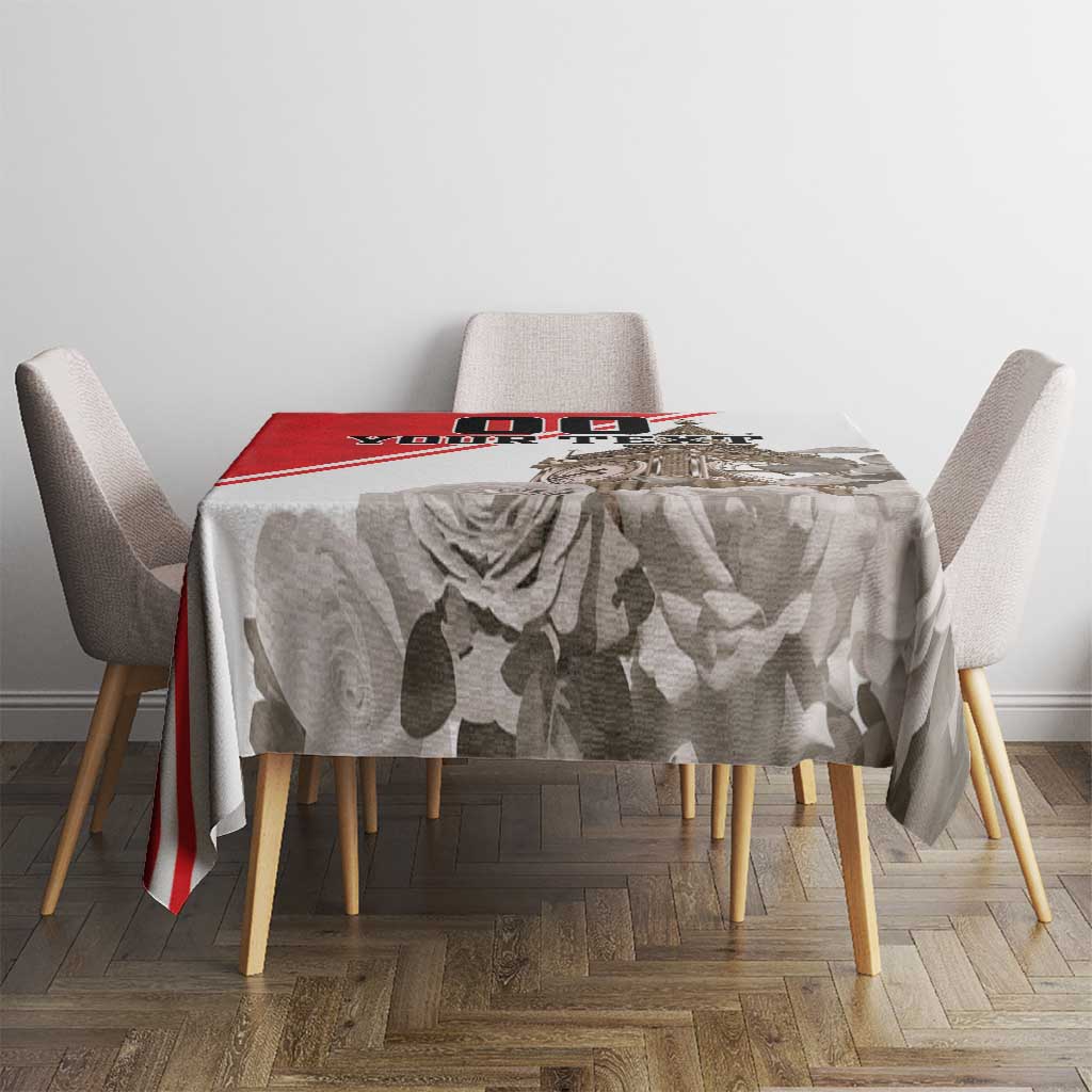 Custom England Rose Tablecloth With Big Ben - Wonder Print Shop