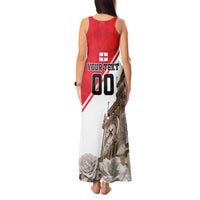 Custom England Rose Tank Maxi Dress With Big Ben - Wonder Print Shop