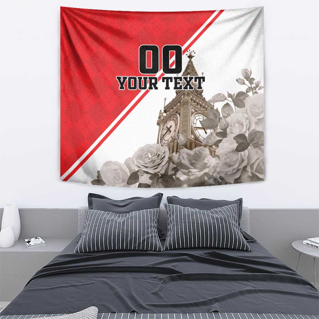 Custom England Rose Tapestry With Big Ben - Wonder Print Shop