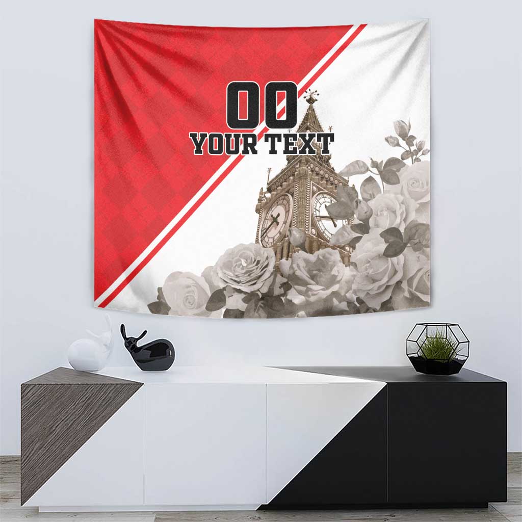 Custom England Rose Tapestry With Big Ben - Wonder Print Shop