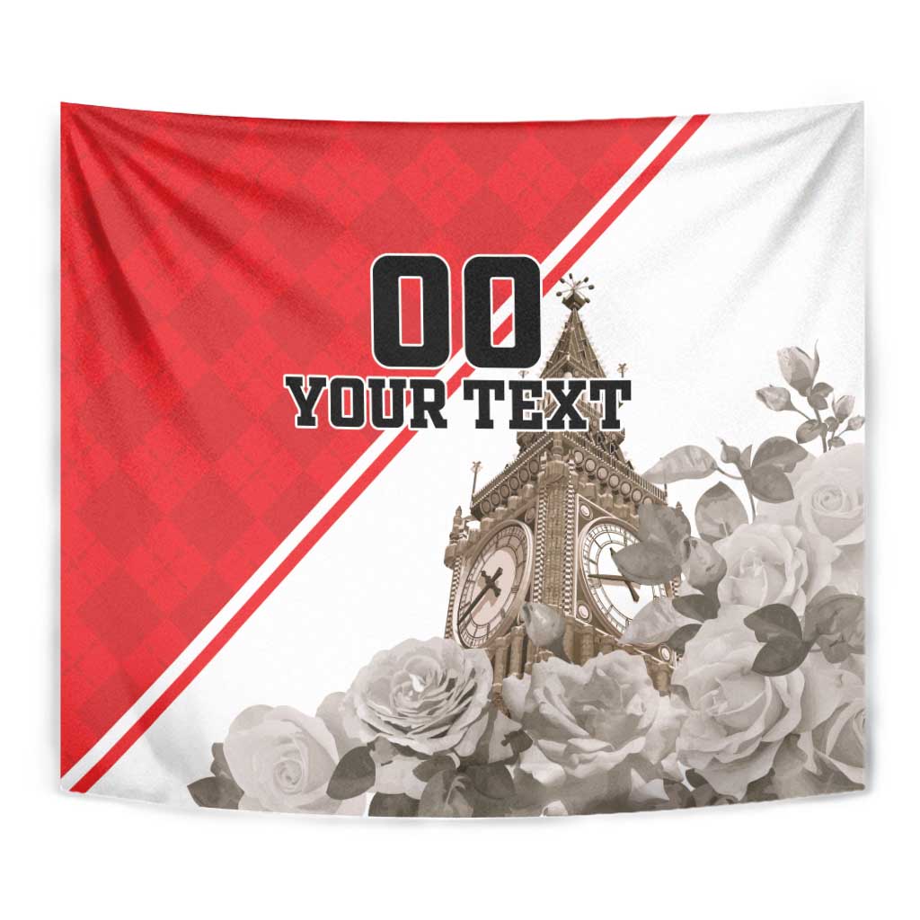 Custom England Rose Tapestry With Big Ben - Wonder Print Shop