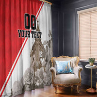 Custom England Rose Window Curtain With Big Ben - Wonder Print Shop