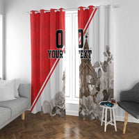 Custom England Rose Window Curtain With Big Ben - Wonder Print Shop